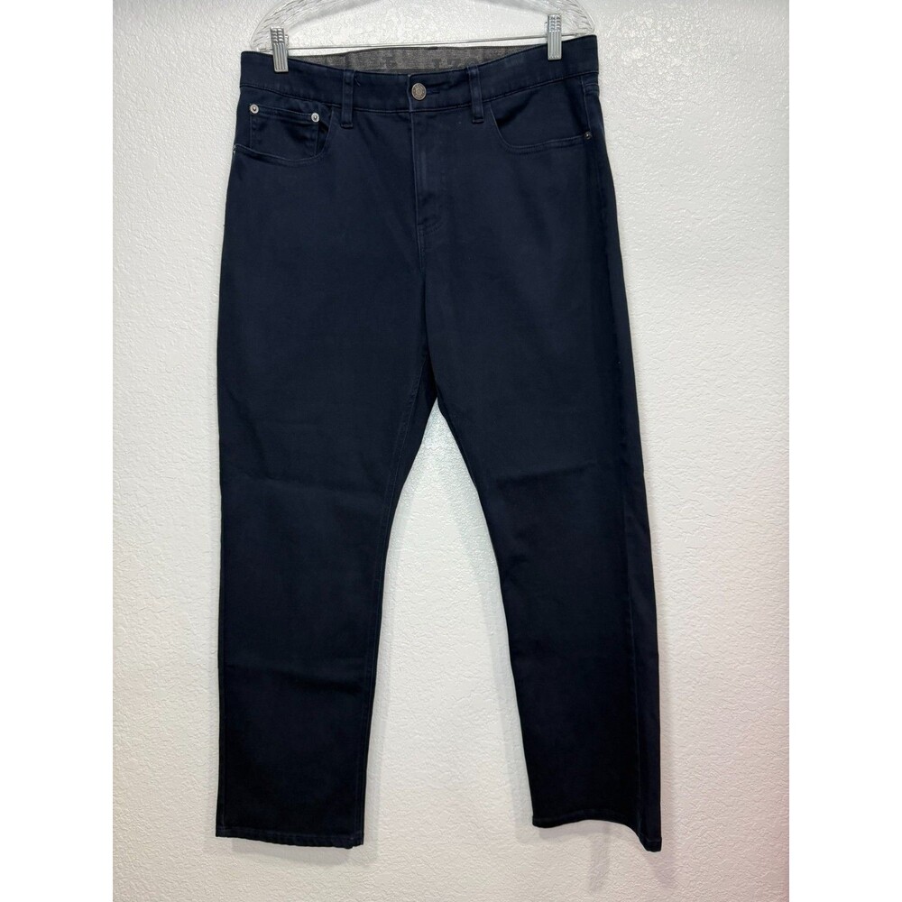 IZOD Mens 34x30 BLUE Straight Leg Regular Fit Stretch 429